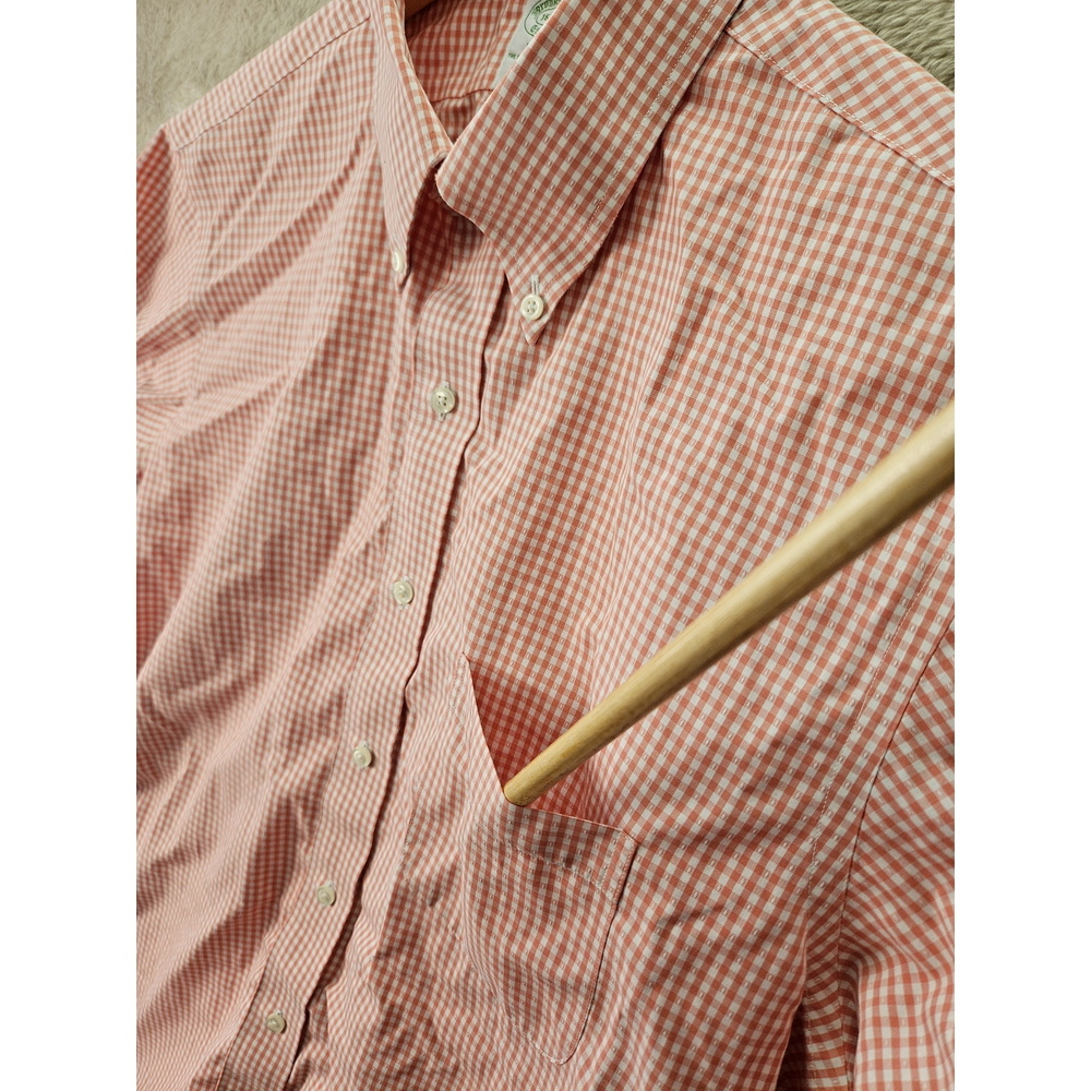 Brooks Brothers Milano Shirt Button-down 100% American Supima Cotton Size 16½-35 - Picture 4 of 10